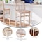 Flash Furniture HERCULES School House Back Antique White Wood Restaurant Barstool XU-DG-W0006B-ANTWHT-GG - alternate 2